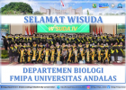 Sebanyak 56 wisudawan dan wisudawan/wisudawati dari Departemen Biologi resmi diluluskan dalam prosesi wisuda yang penuh kebanggaan pada sabtu 19 september 2025